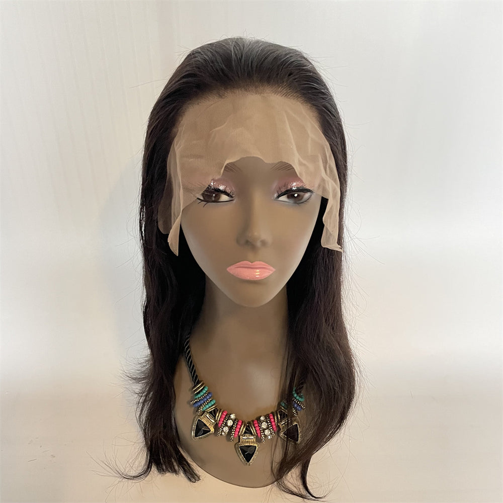 Enoya Straight Lace Front 6'' Wig Brazilian Human Virgin Hair Preplucked Hairline
