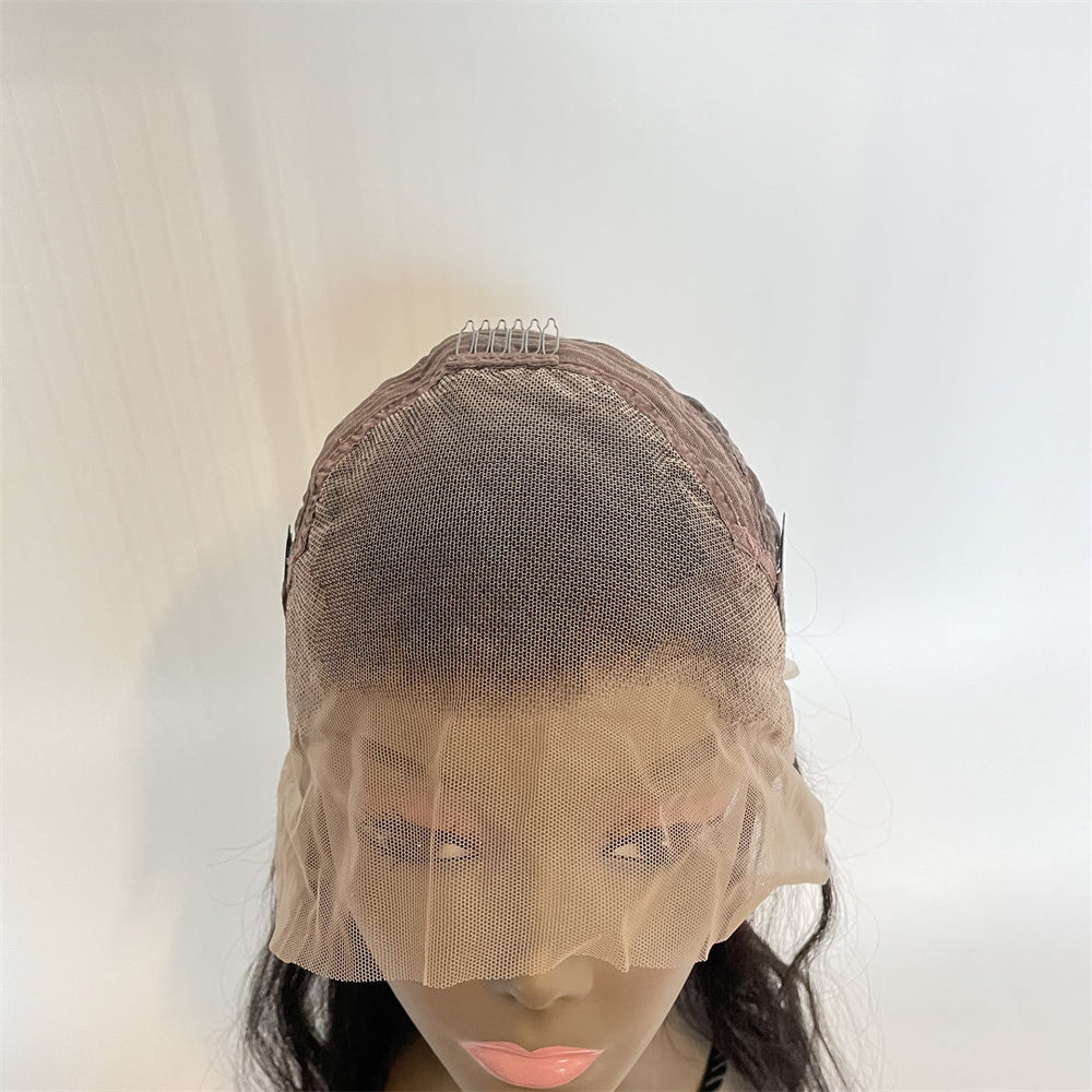 Enoya Loose Wave Lace Front 4'' Wig Brazilian Human Virgin Hair Preplucked Hairline