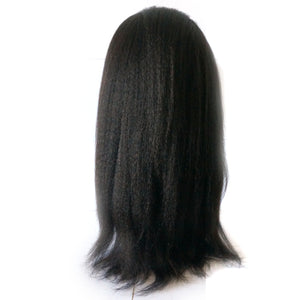 Enoya 5x5 HD Lace Closure Wigs Human Hair Brazilian Italian Yaki Lace Wigs 180% Density