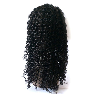 Enoya 360 Lace Frontal Wig Curly Brazilian Human Hair Wigs-Glueless 180% Density Pre Plucked