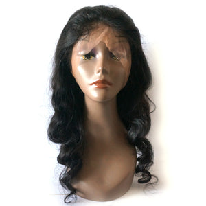 Enoya Silk Top 360 Lace Frontal Wig Loose Wave Human Hair Wigs-Glueless 180% Density Brazilian Virgin Remy Wigs Pre Plucked