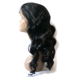 Enoya 360 Lace Wig Loose Wave Brazilian Human Virgin Hair Wigs-Glueless 180% Density