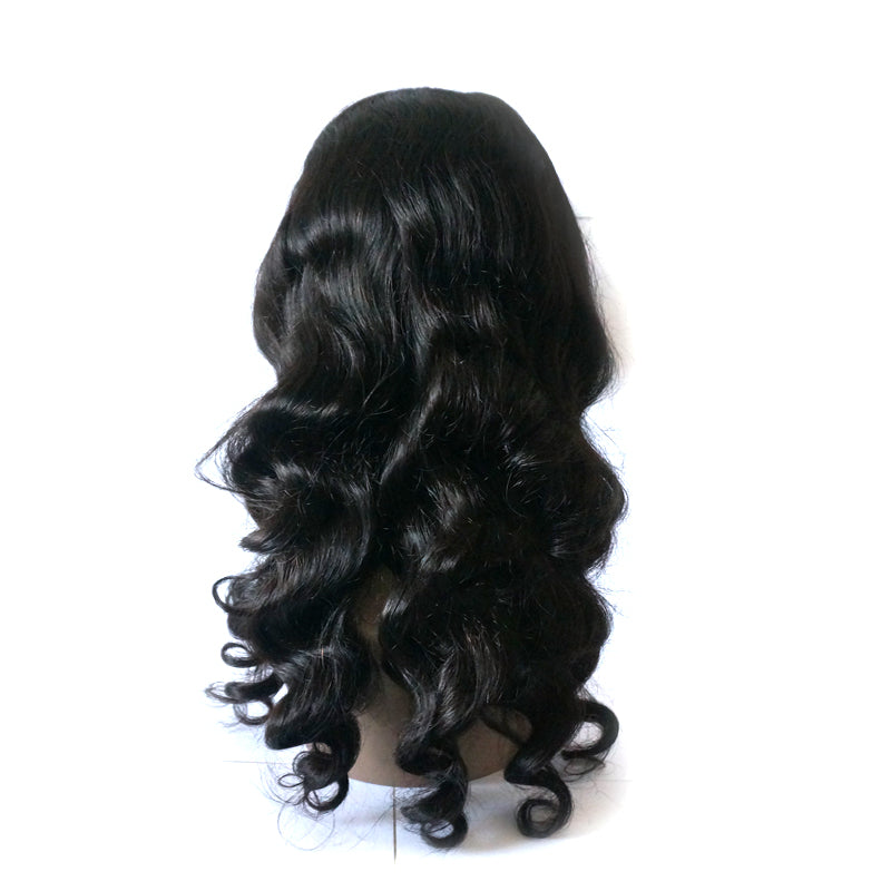 Enoya 360 Lace Wig Loose Wave Brazilian Human Virgin Hair Wigs-Glueless 180% Density