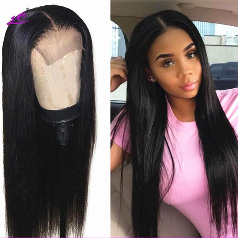 Enoya Straight 5x5 HD Lace Closure Wig Brazilian Human Virgin Hair Transparent Lace