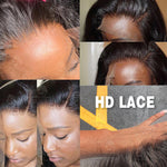 Enoya HD Lace Closure Invisible Lace Frontal Straight Pre Plucked with Baby Hair