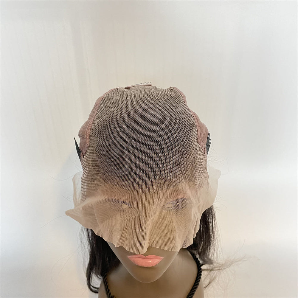 Enoya Loose Wave Lace Front 6'' Wig Brazilian Human Virgin Hair Preplucked Hairline
