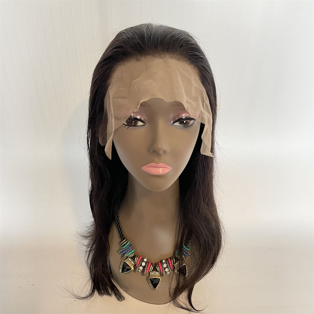 Enoya Straight Lace Front 4'' Wig Brazilian Human Virgin Hair Preplucked Hairline