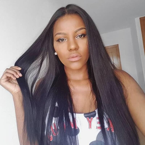 Enoya 360 Lace Wig Yaki Brazilian Human Virgin Hair Wigs-Glueless 180% Density